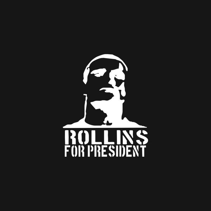 Rollins for President  Funny  comic Henry Rollins punk rock tv p Desk Mat