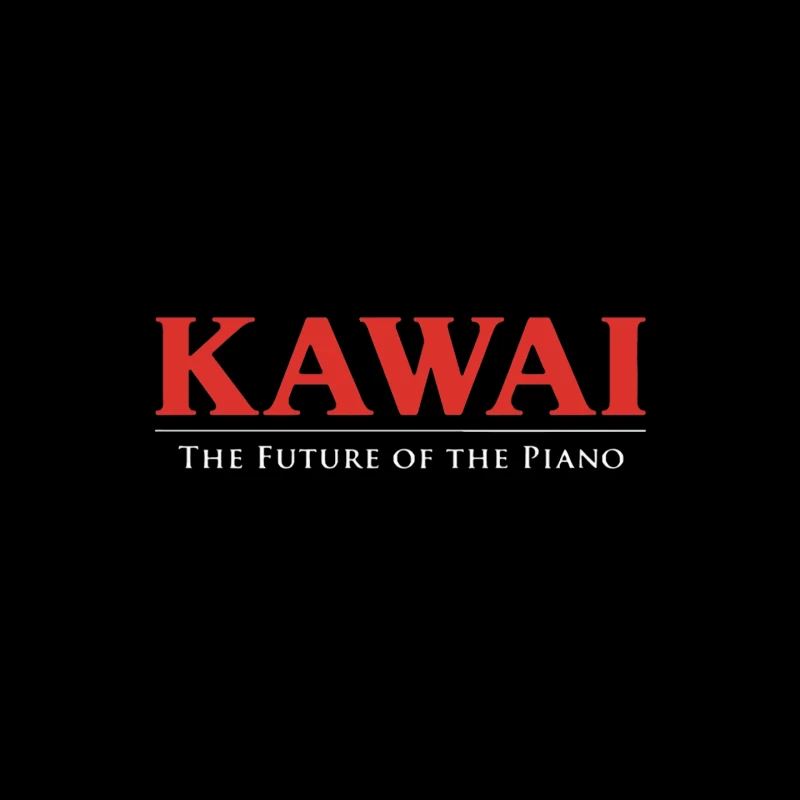 Kawai Piano Brand Logo with Slogan "The Future of the Piano" Mouse Pad