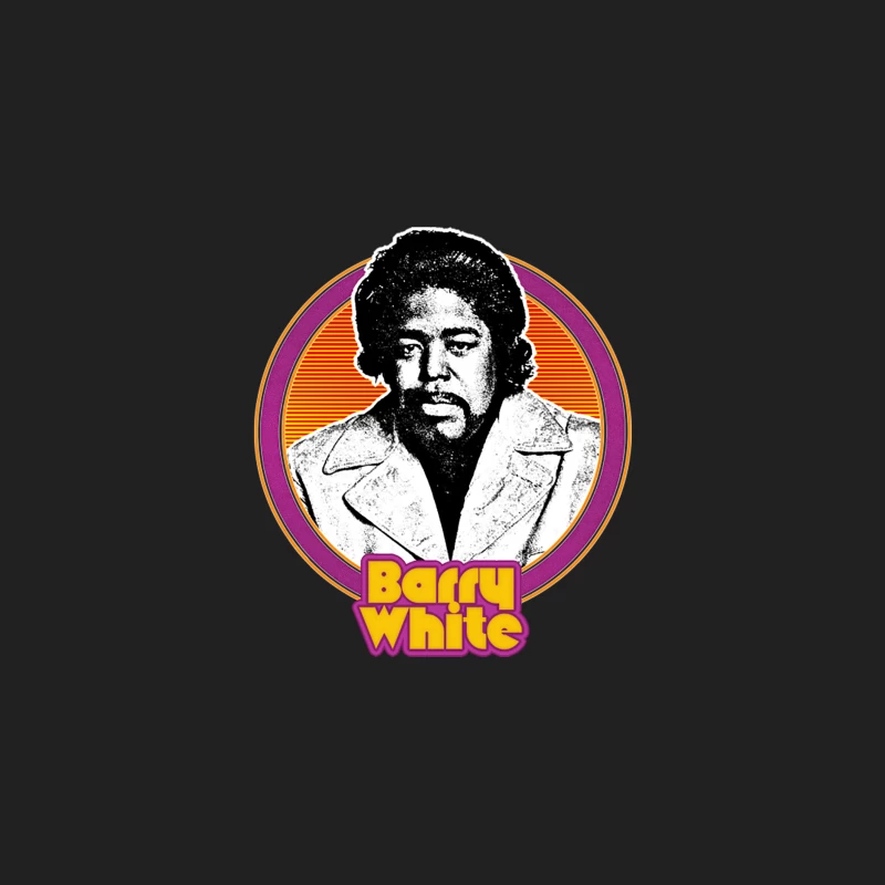 Barry White  Retro Soul Music Fan Design Bucket Hat
