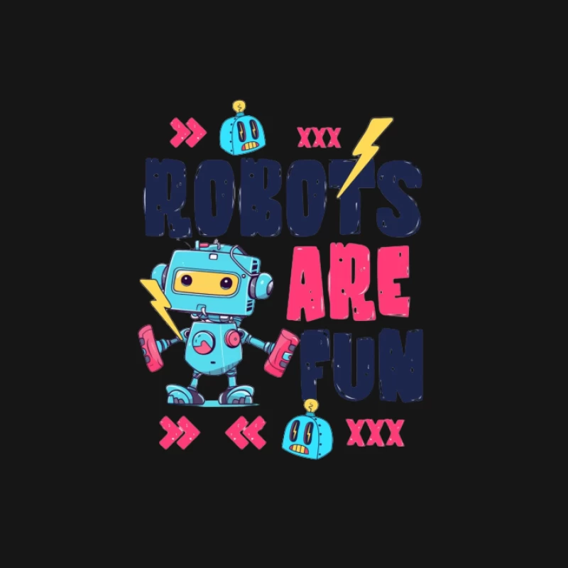 Roboter sind lustig Damen Langarm T-Shirt
