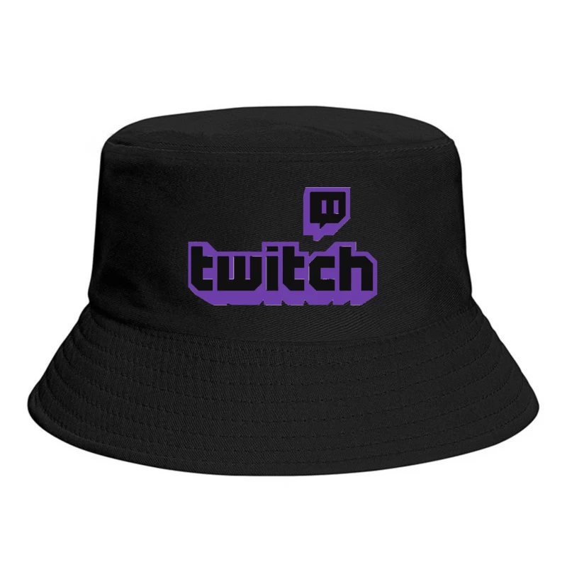 Twitch Gaming Platform Purple Logo Bucket Hat