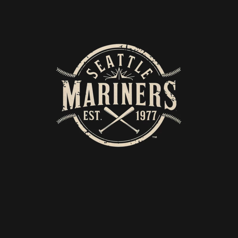Seattle Mariners Vintage Baseball Team Logo Est. 1977 Female Long Sleeve T-Shirt