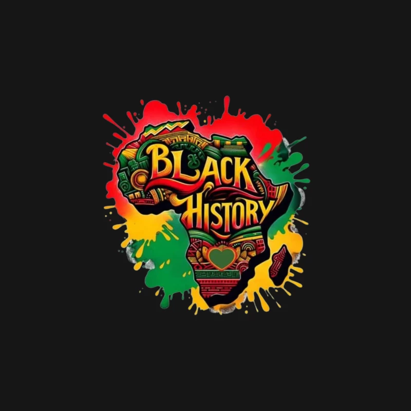 Black History Celebration Artwork Male Long Sleeve T-Shirt
