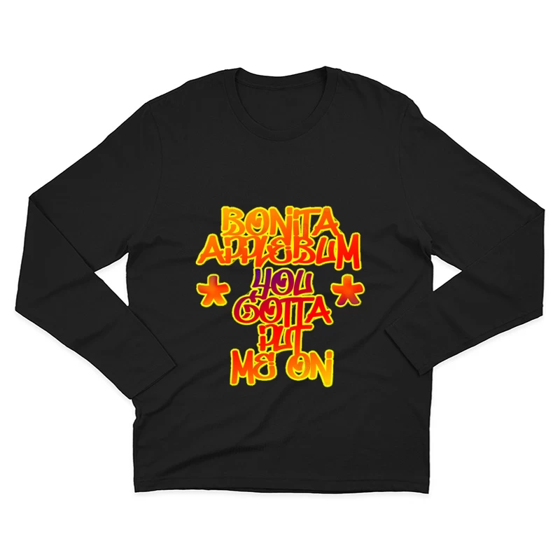 Bonita Applebum  A Tribe Called Quest Tribute Male Long Sleeve T-Shirt