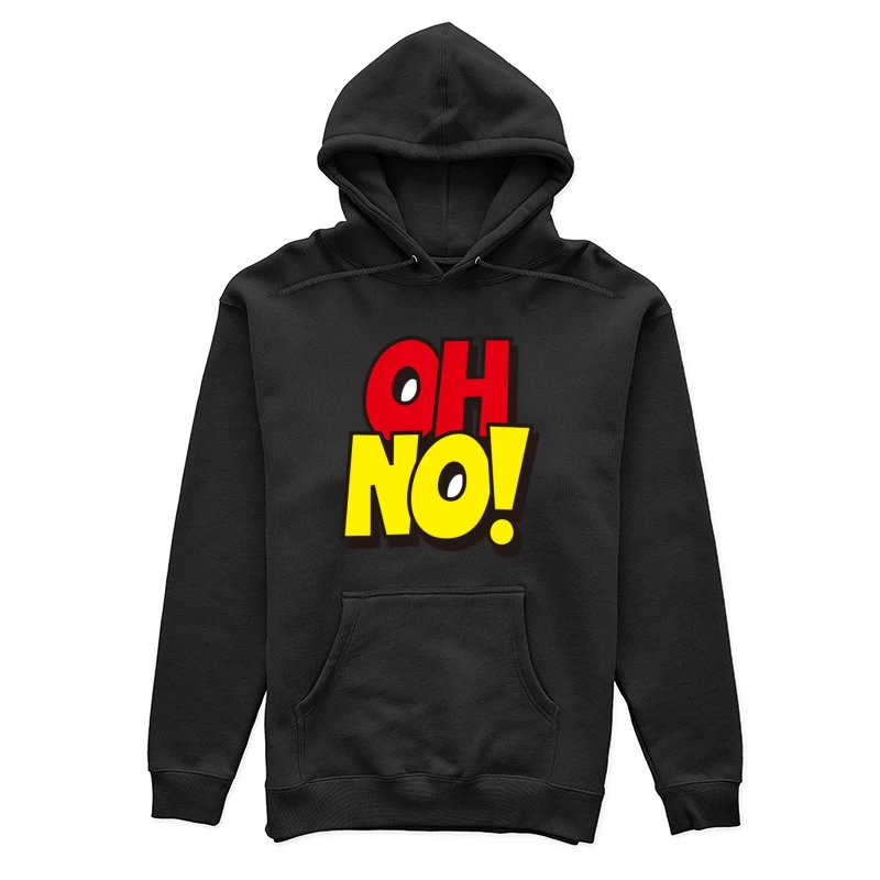 Bunter Cartoon-Schriftzug Überraschung Damen Pullover Hoodie