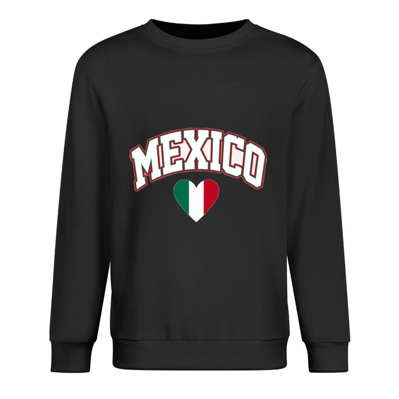 Mexiko-Design mit Herz Herren Pullover Sweatshirt