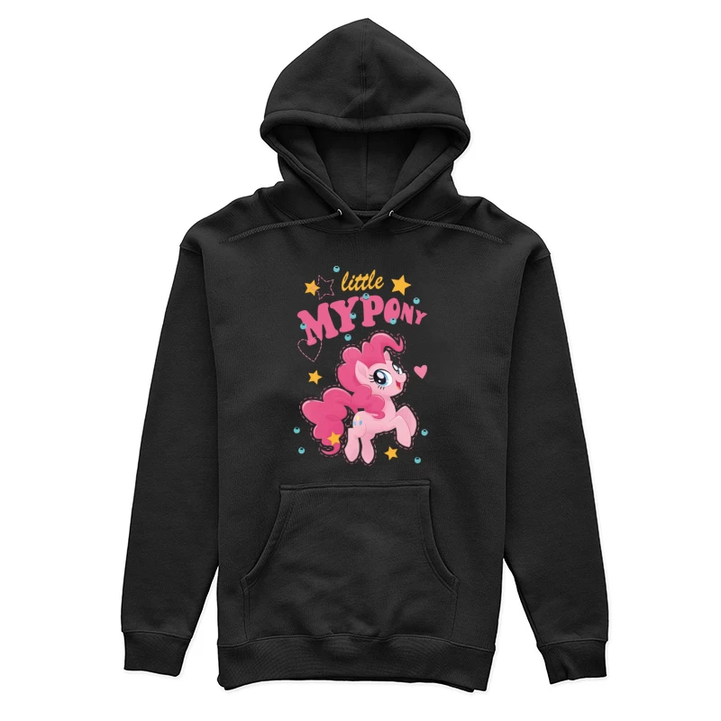 Lustiges rosa Pony-Design Damen Pullover Hoodie
