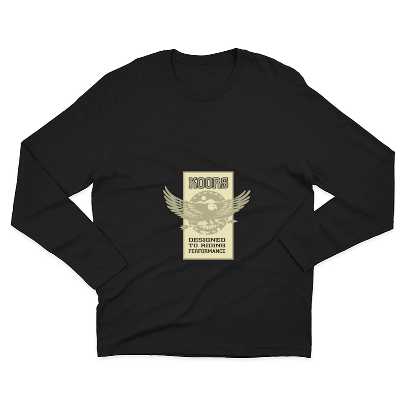 Design Aigle Performance Homme Manches Longues T-Shirt