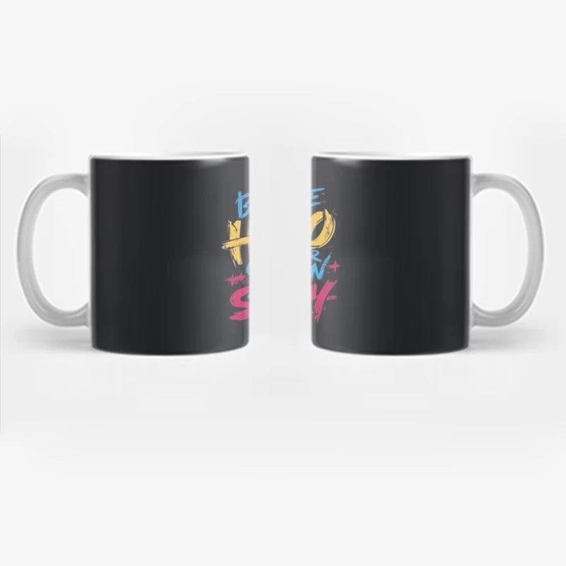 Inspirational Quote Design Coffee Mug