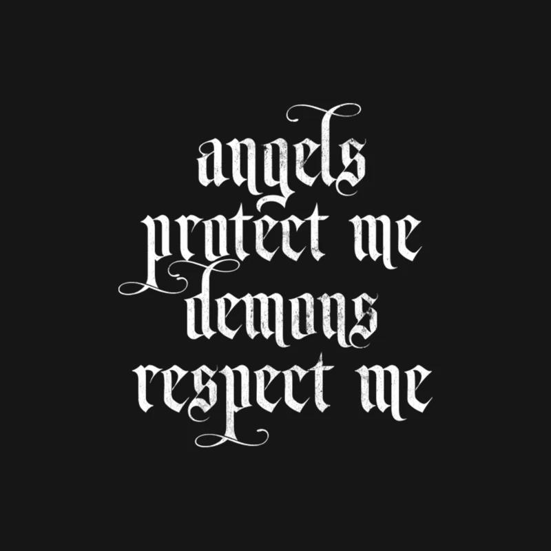 Angels Protect Me † Demons Respect Me Female Long Sleeve T-Shirt