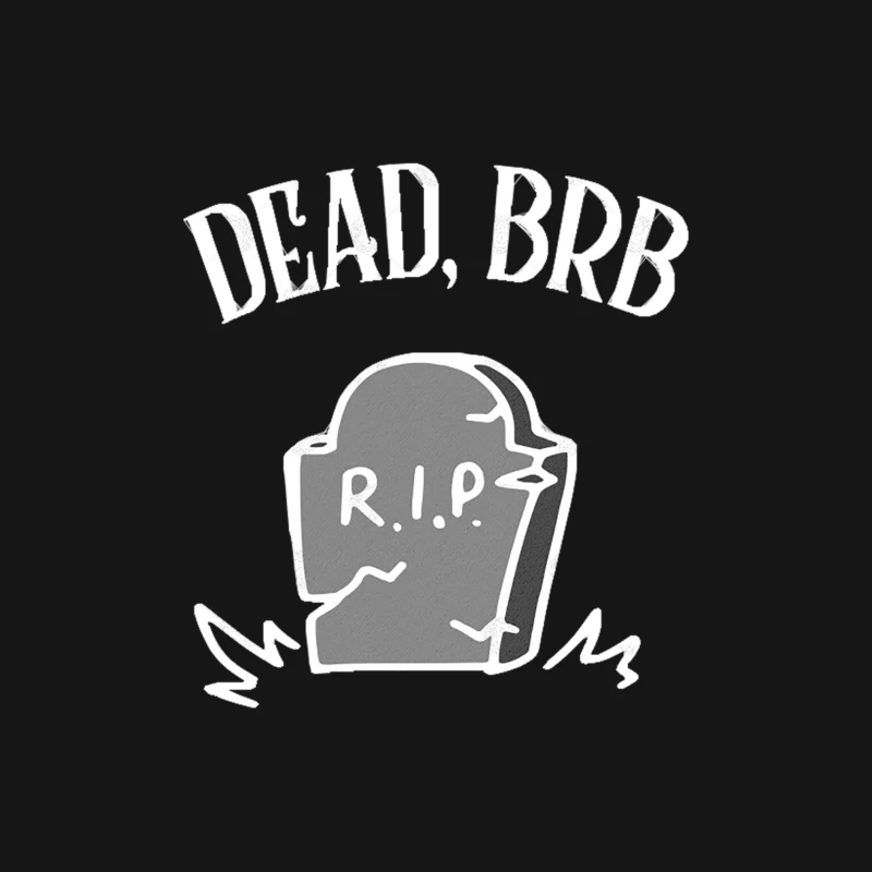 DEAD, BRB † Funny Nihilism Design Female Long Sleeve T-Shirt