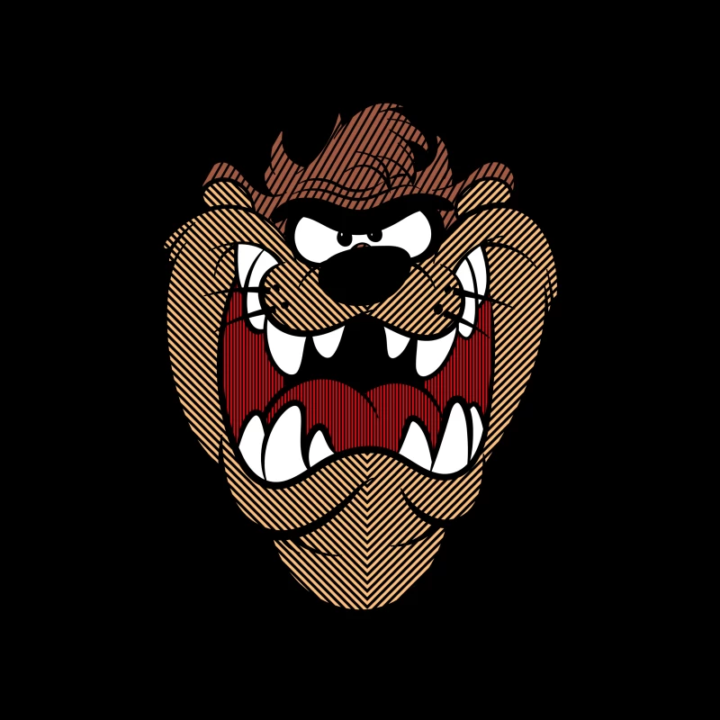 Taz the Tasmanian Devil Throw Pillow