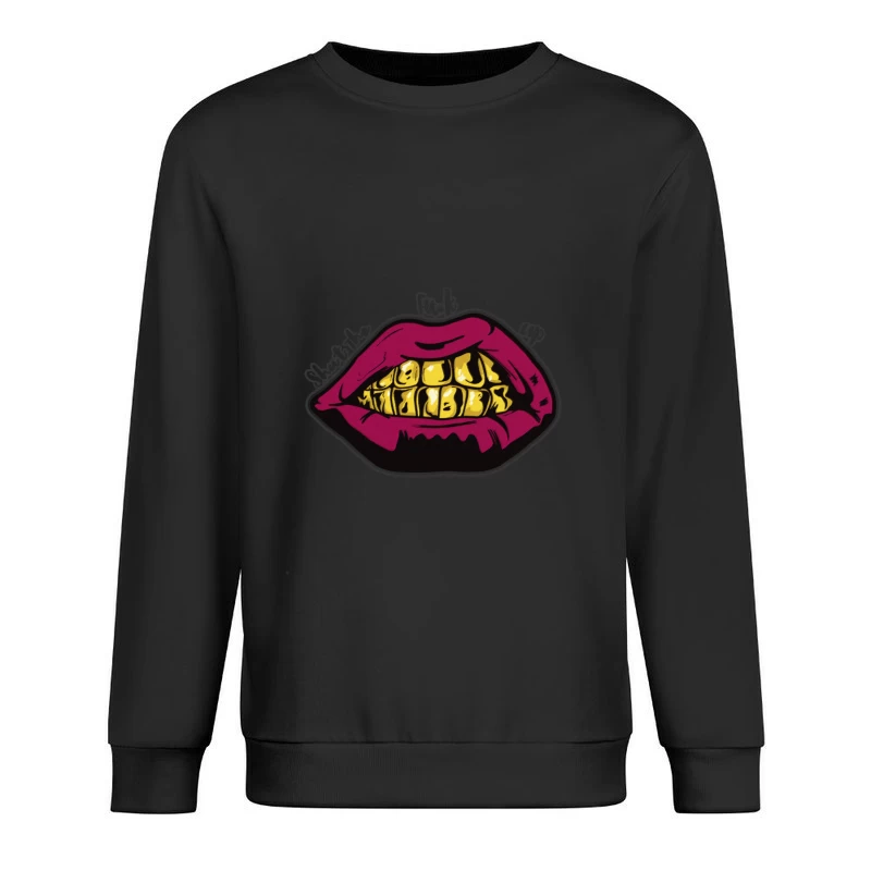 Stilvolles Grinsen mit Botschaft Herren Pullover Sweatshirt