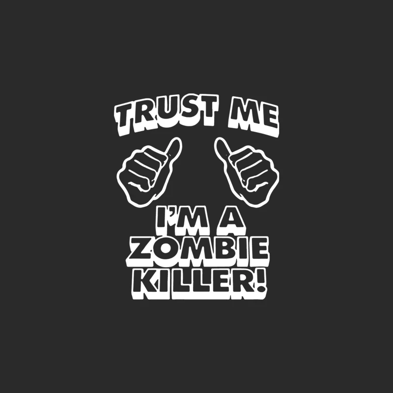 Trust Me I_m A Zombie Killer Baseball Cap