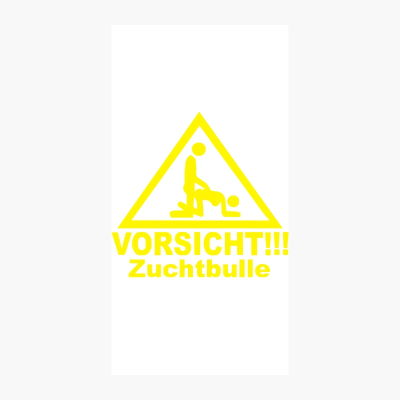 Vorsicht Zuchtbulle Funny iPhone Case