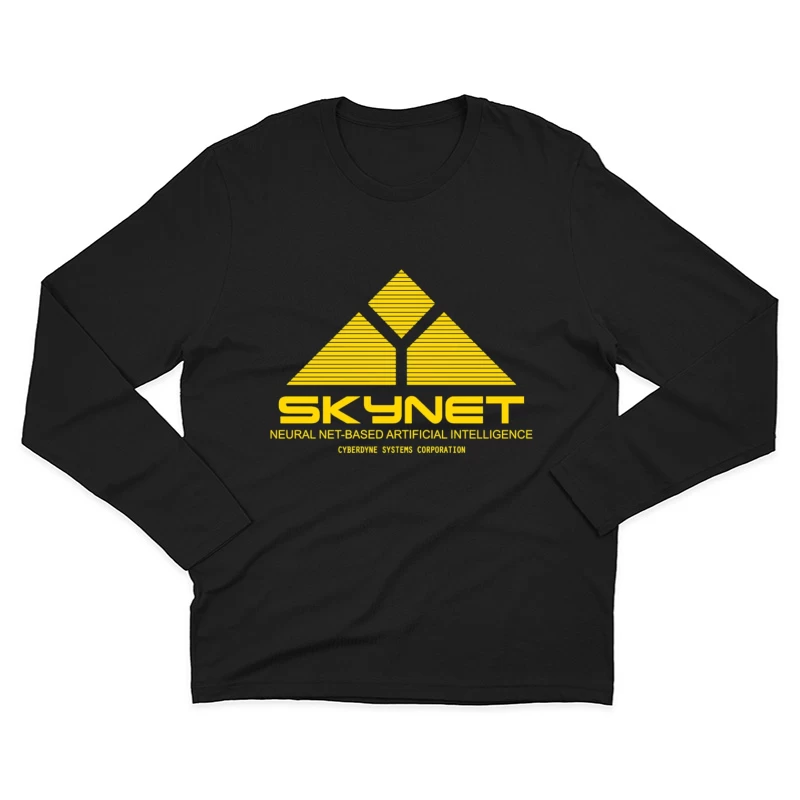 Skynet Corporate Logo - Cyberdyne Systems AI Technology Male Long Sleeve T-Shirt