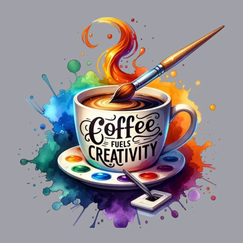 Coffee Fuels Creativity Pin