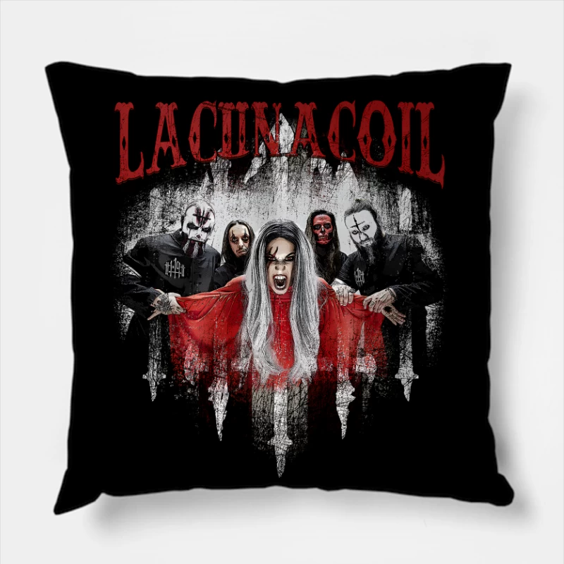 Lacuna Coil 119 Throw Pillow