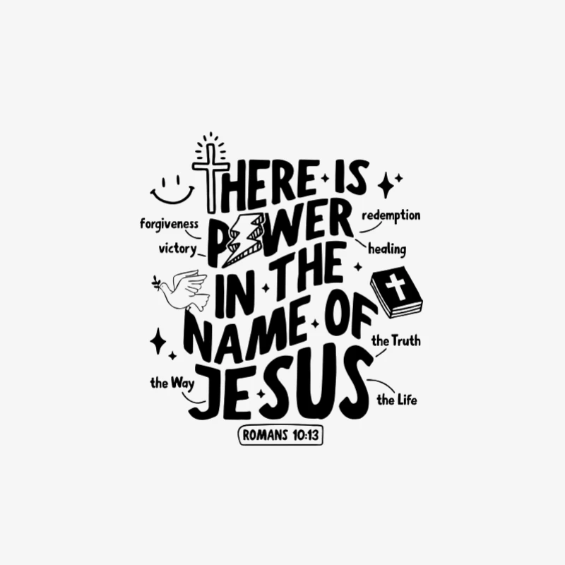 Puissance du nom de Jésus Femme Manches Longues T-Shirt