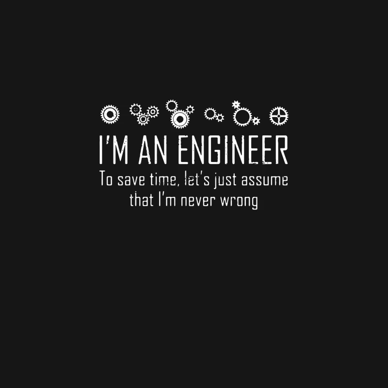 I_m An Engineer To Save Time Never Wrong Desk Mat