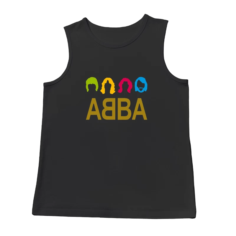 Abba Band Colorful Male Tank Top