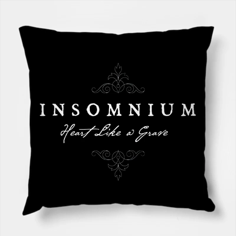 Insomnium Heart Like a Grave Throw Pillow