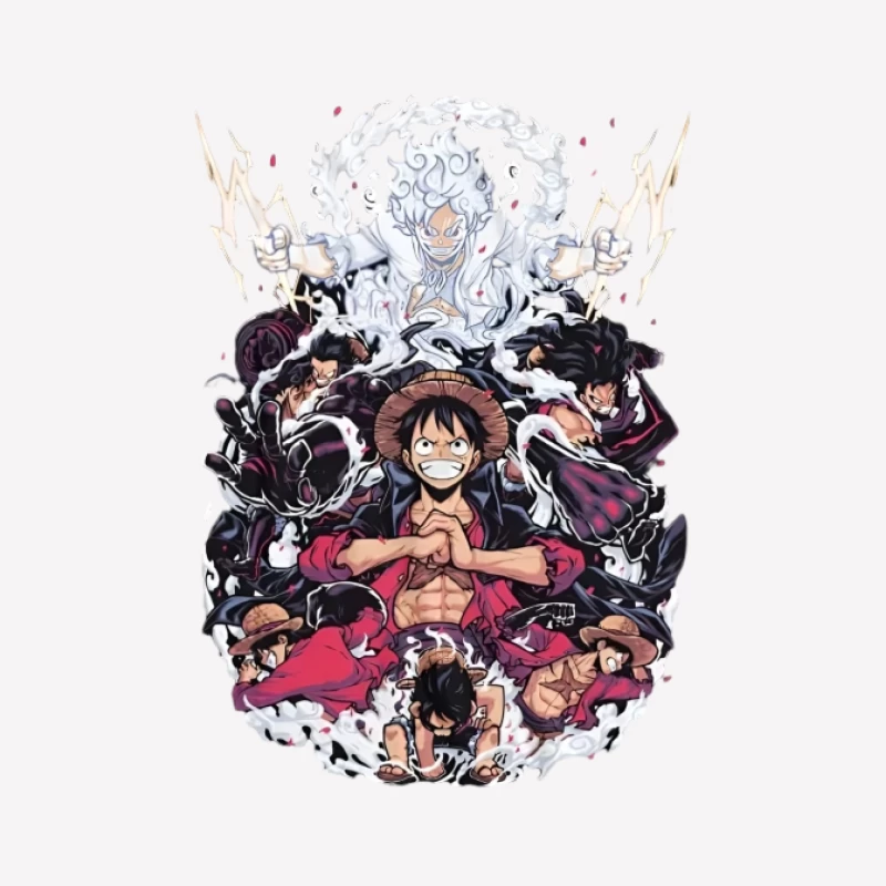 Charakter-Transformationen aus Manga-Serie Herren T-Shirt