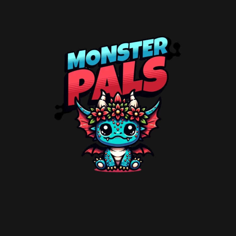 Ami Monstre avec Couronne de Fleurs Femme T-Shirt