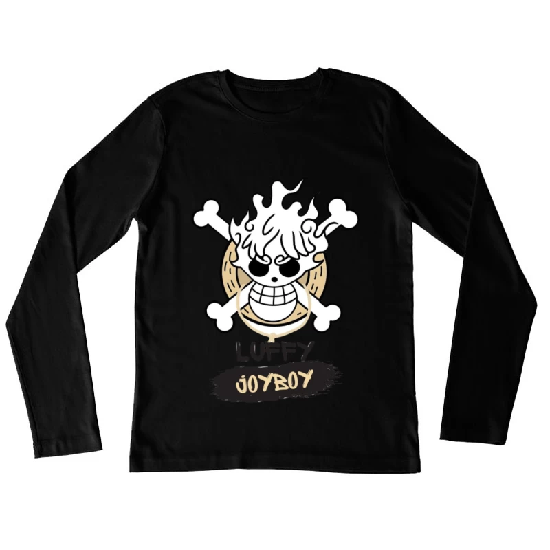 Piratenzeichen mit Luffy und Joyboy Damen Langarm T-Shirt