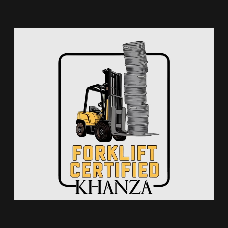 Forklift Certification Industrial Safety Equipment Logo Mouse Pad