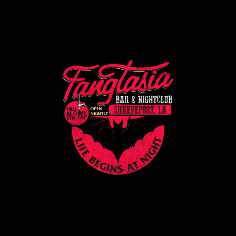 Fangtasia Nightclub Vintage Tapestry