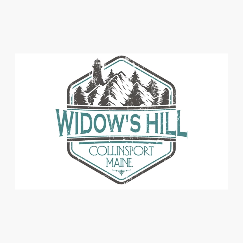 Widow_s Hill from Dark Shadows - distressed travel badge Travel Mug