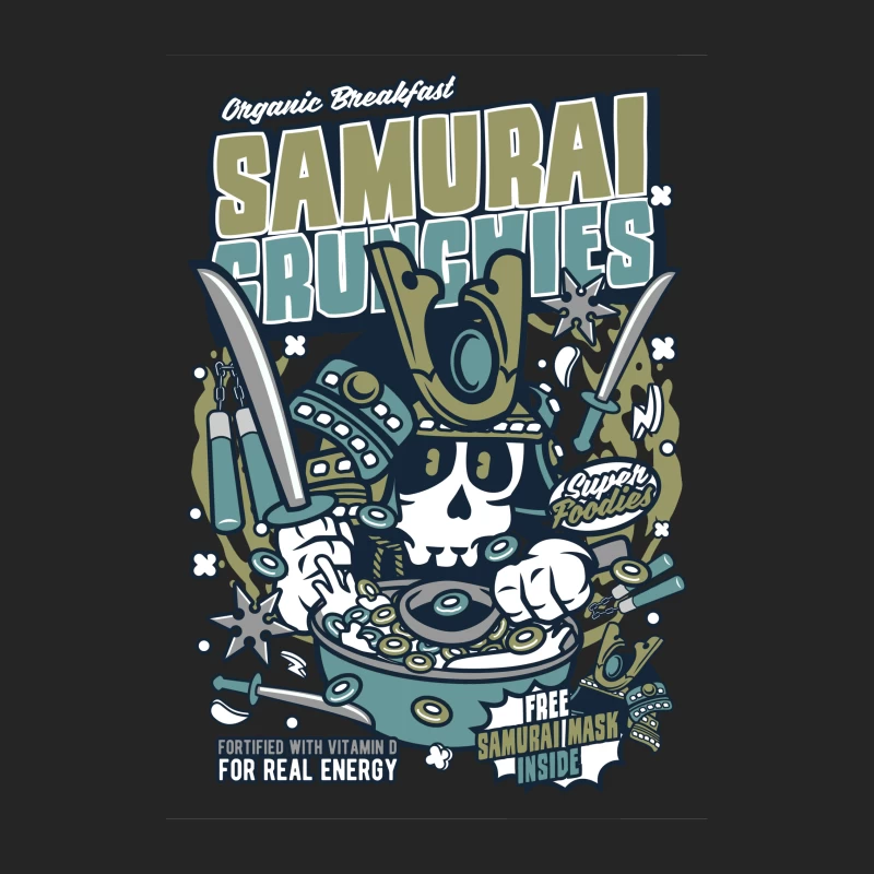 Céréales Samurai Crunchies pour les Super Foodies Homme Sweat-shirt à enfiler