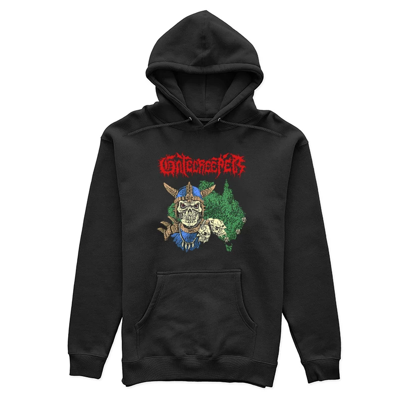 Gatecreeper Skull Spartan Female Pullover Hoodie