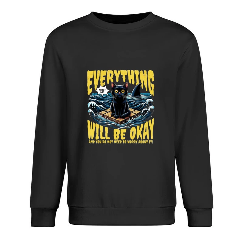 Katzenabenteuer auf dem Meer Herren Pullover Sweatshirt