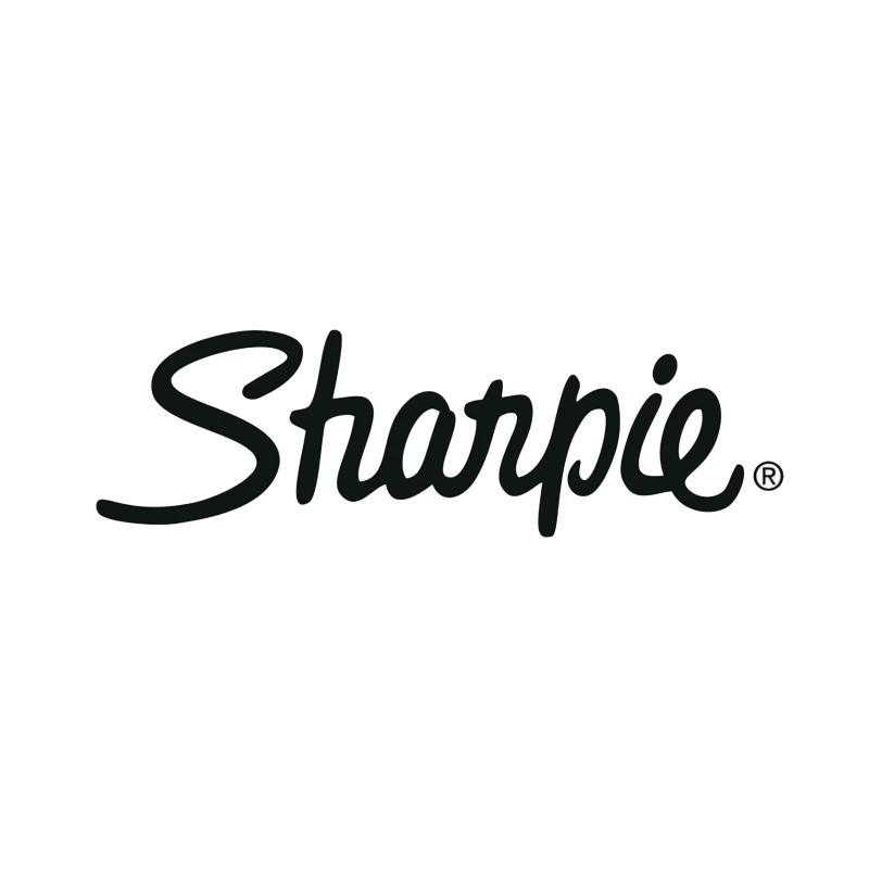 Sharpie Brand Logo in Classic Black Script Typography Coffee Mug