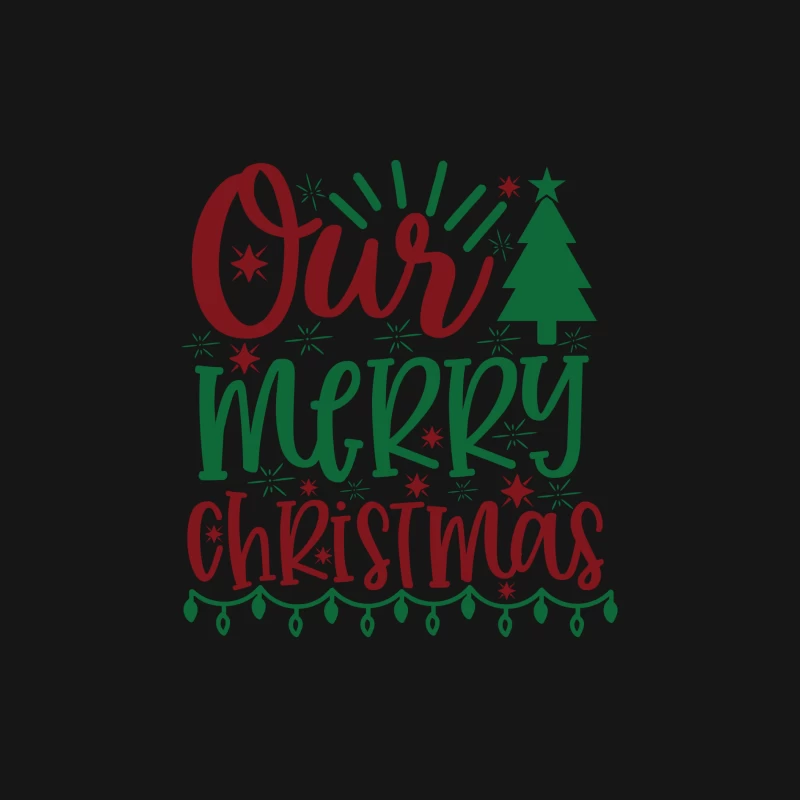 Design de Noël Joyeux avec Arbre et Étoiles Homme Manches Longues T-Shirt