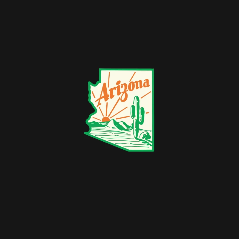 Arizona Wüste mit Sonnenuntergang Herren Langarm T-Shirt