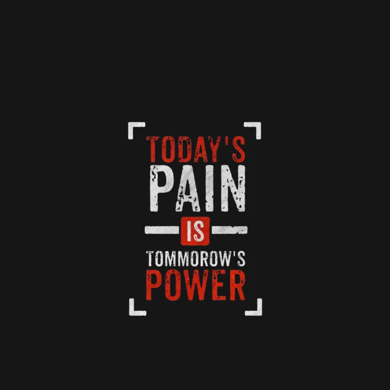 Inspirational Quote on Pain and Power Male Long Sleeve T-Shirt