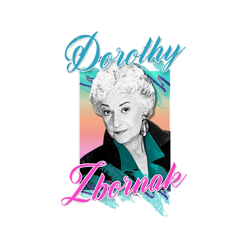 Dorothy Zbornak Graphic Design 80s Style Tapestry