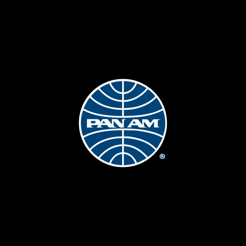 Pan Am Mid 1950s Globe Inverted iPhone Case