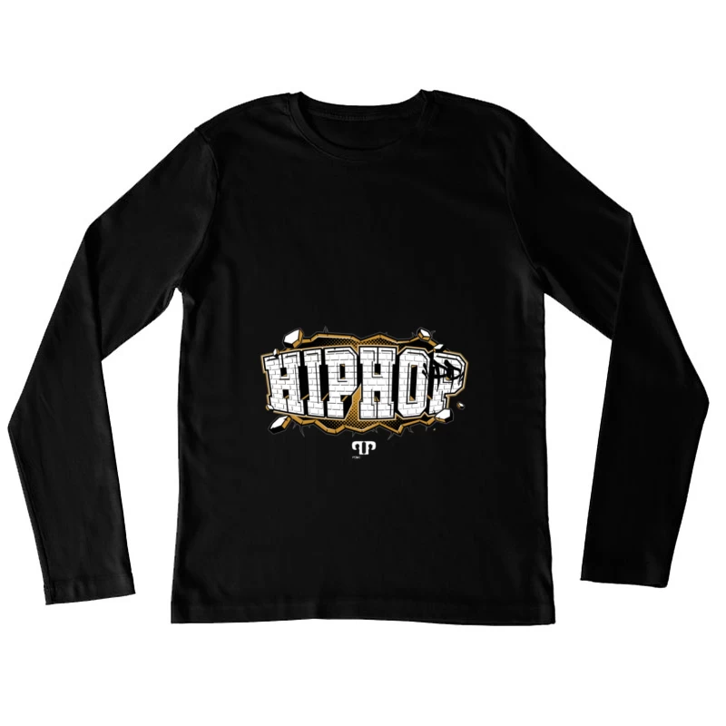 Hip Hop Graffiti-Design Damen Langarm T-Shirt