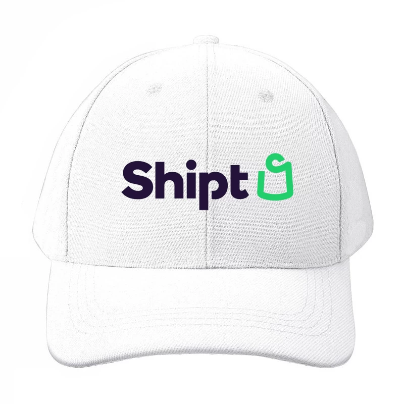 Shipt Modern Minimalist Logo with Green Hanger Icon Baseball Cap