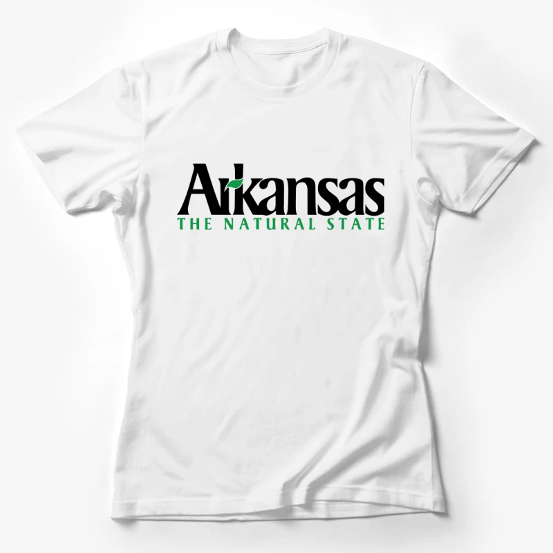 Arkansas Natural State Official Tourism Logo Design Female T-Shirt