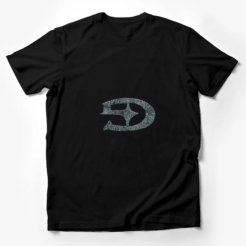 Grunge-Logo im Dreieck-Design Herren T-Shirt