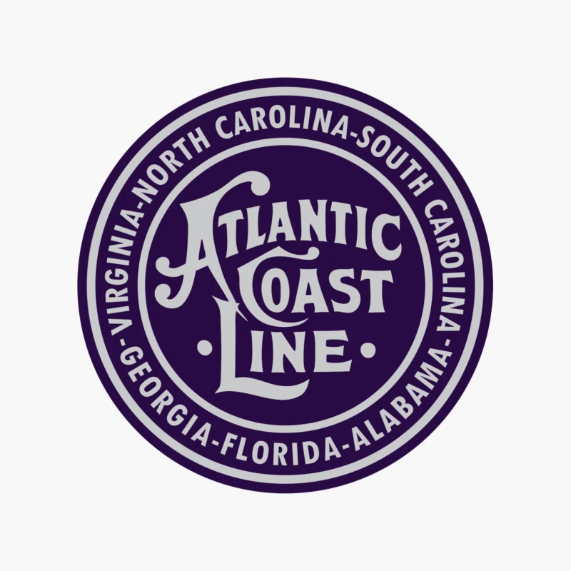 Atlantic Coast Line Railroad Cotton Tote Bag