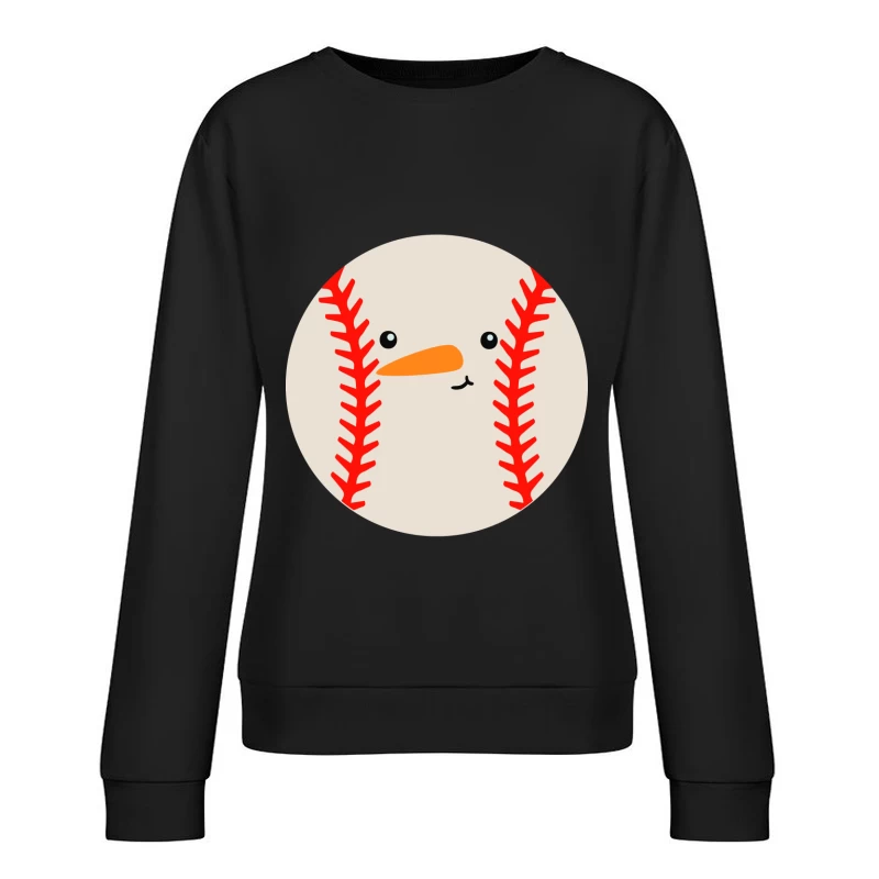 Ballon de baseball amusant Femme Sweat-shirt à enfiler
