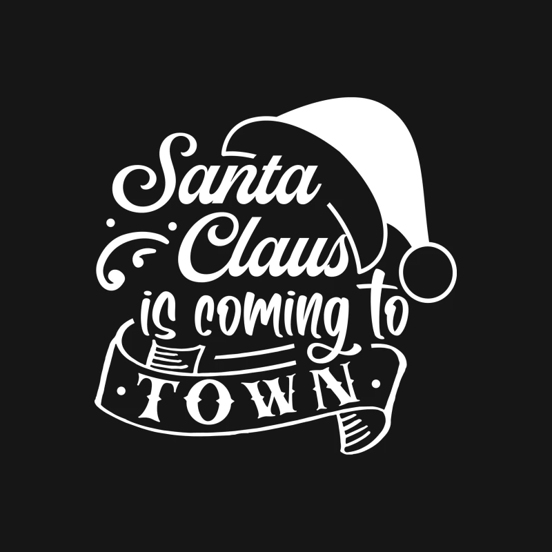 Design de Noël joyeux avec le Père Noël Femme T-Shirt