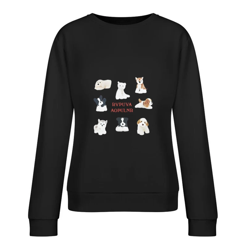 Jouets en peluche avec casse-tête de lettres Femme Sweat-shirt à enfiler