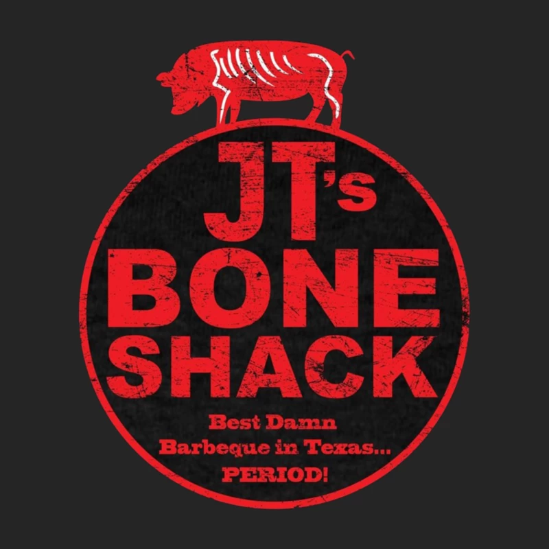 JT's Bone Shack BBQ Male Pullover Sweatshirt